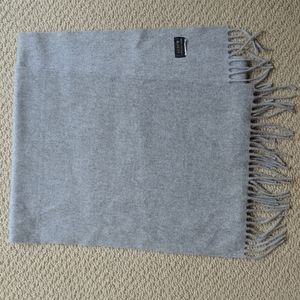 J.Crew 100% Cashmere Gray Scarf